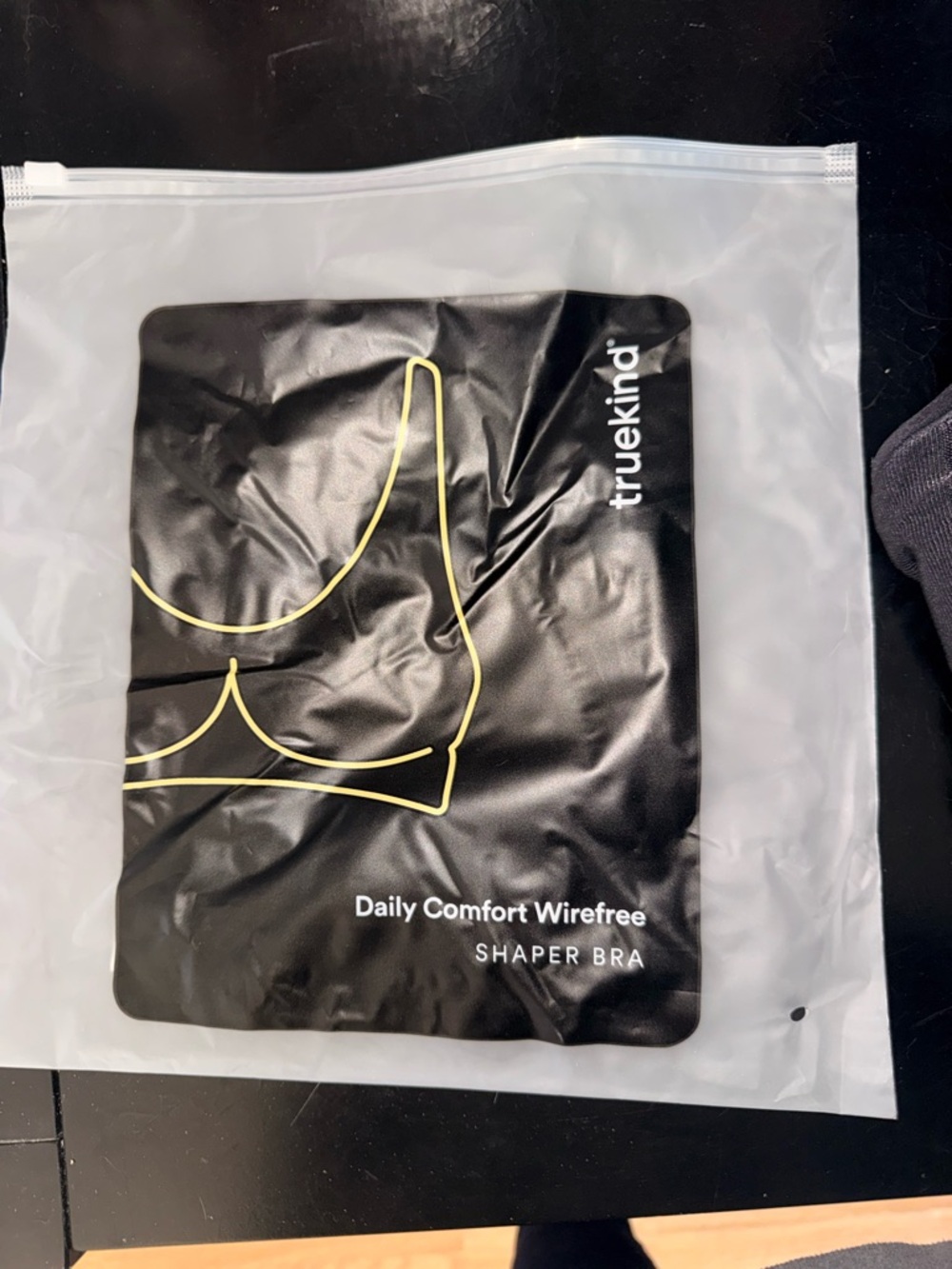 truekind Daily Comfort Wirefree Shaper Bra - Black